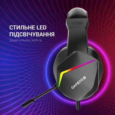 Навушники GamePro HS311 RGB Black/Red (HS311) Вінниця