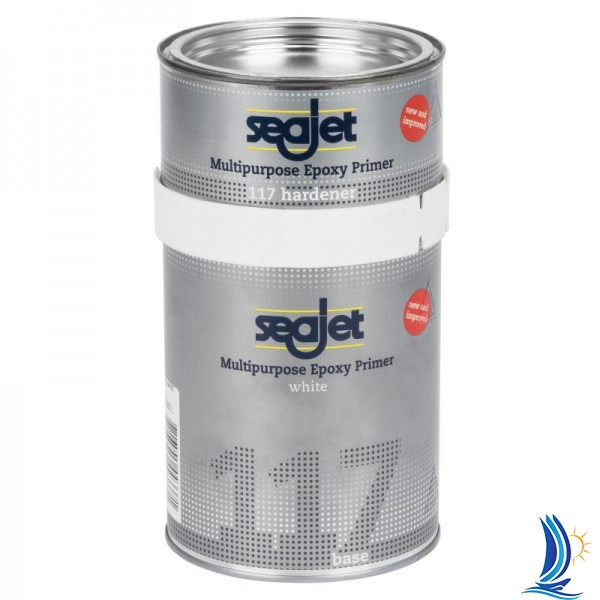 Грунтовка Универсальная для лодок и катеров Эпоксидная Серебряно-Серая 1,7Л Seajet 117 Киев - изображение 1