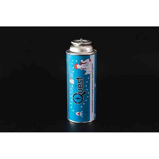 Набір Газовий пальник BRS-99 + Газовий балон цанговий бутановий Quest, 220гр Київ