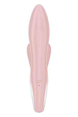 Надувной вибратор-кролик Satisfyer Air Pump Bunny 3 розовый Sex Aura Киев