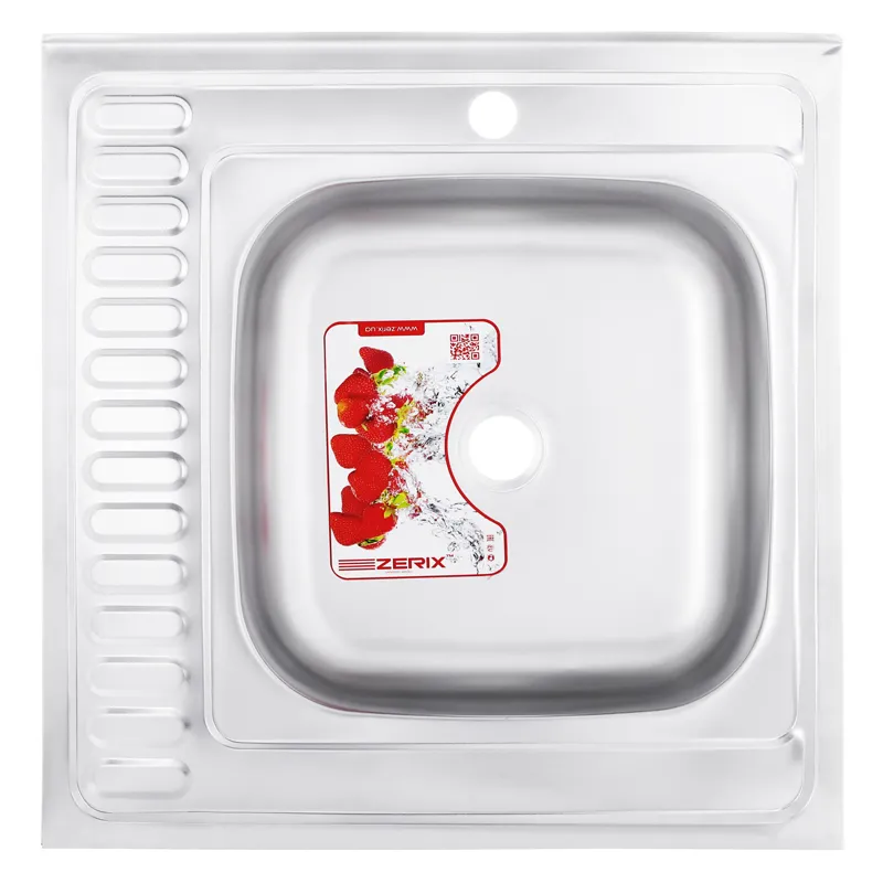 Кухонна мийка Zerix Z6060R-08-180MD micro decor ZS0591 Харків - фото 1