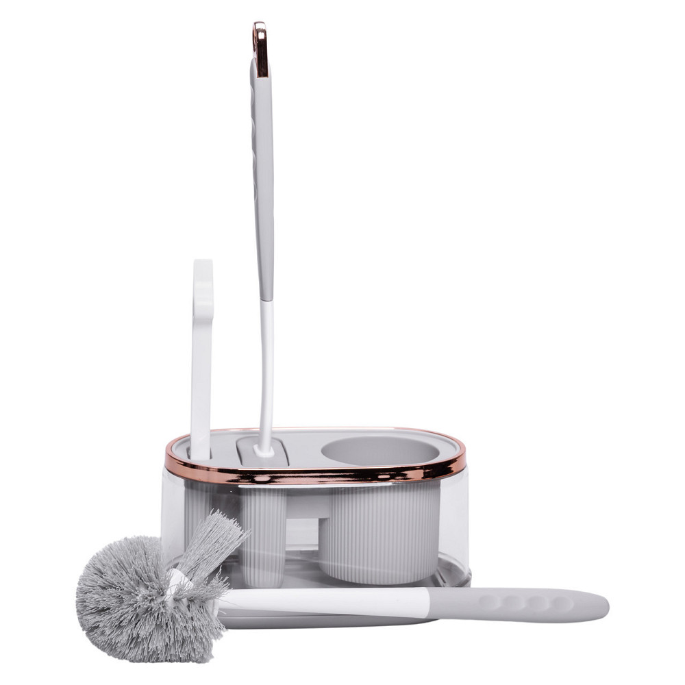 Настінний набір для туалету 3 в 1: ершики та щітка Київ - фото 8