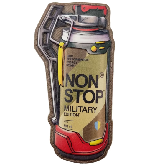 Патч / шеврон граната Non stop Запоріжжя