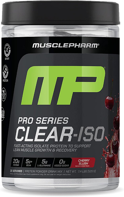 Pro Series Clear-ISO, Protein Powder Drink Mix 520g (Cherry Slush) Луцк - изображение 1