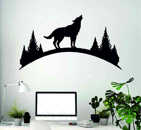 Декоративне настінне Панно «Вовк», Декор на стіну Київ