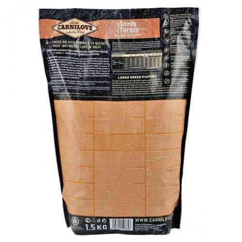 Корм сухий Carnilove Puppy Large Breed Salmon and Turkey для цуценят великих порід з лососем та індичкою 1,5 кг Київ