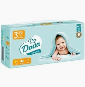 Dada Extra Soft підгузники 3 Midi (4-9 кг) 54шт Львів - фото 1