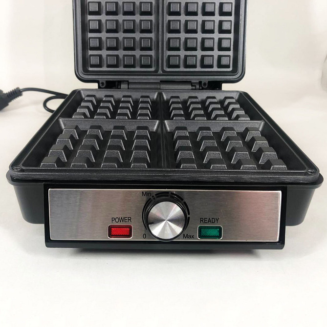 Вафельниця для рельєфних вафель SeaBreeze SB-0101 1200 Вт, Вафельниця для хрустких вафель побутова FD-57 Івано-Франківськ - фото 4