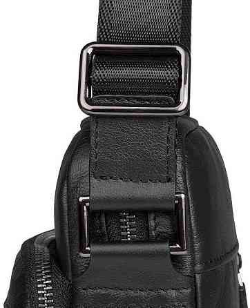 Сумка Vintage 14527 из натуральной кожи Черная Киев