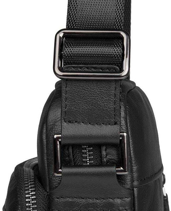 Сумка Vintage 14527 из натуральной кожи Черная Киев - изображение 4