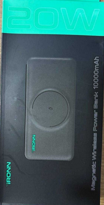 Power Bank IRONN Magnetic Wireless 10000mAh Black (IR2015MWH) Харьков - изображение 3