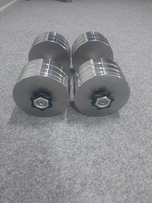 Гантели наборные 2 по 32 кг металлические без покрытия Kachai Zelezo Iron Pro Киев - изображение 2