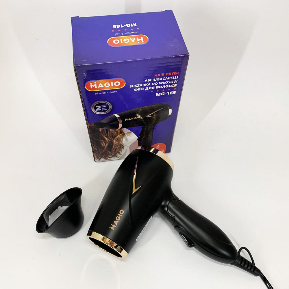 Фен практичний Magio, Жіночий потужний фен для укладання волосся для укладання локонів IR-17 Львів - фото 8