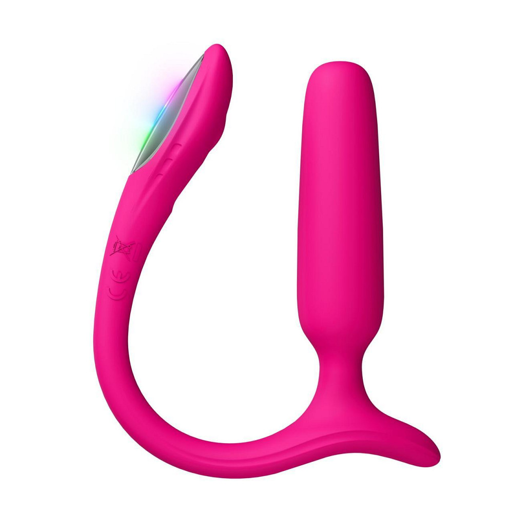 Анальна смарт-вібропробка Lovense Lush Anal, дуже потужна, LED-підсвічування Sex Aura Київ - фото 1