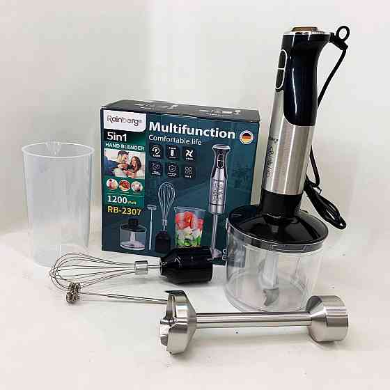 Блендер настільний електричний, Занурювальний кухонний блендер з ємністю з легким керуванням ZH-87 Івано-Франківськ