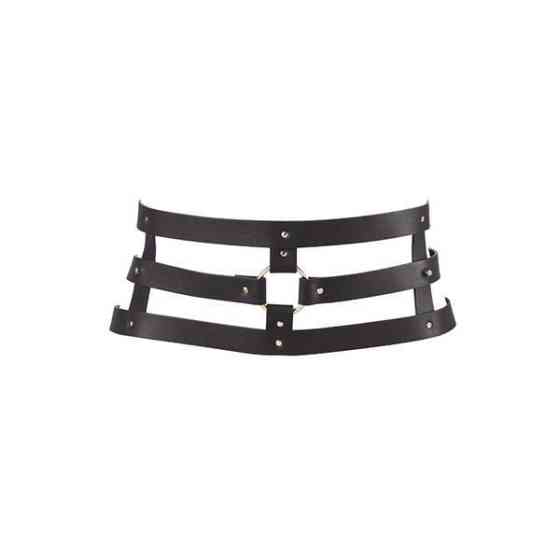 Портупея-пояс Bijoux Indiscrets MAZE - Wide Belt and Restraints Black, экокожа Sex Aura Киев