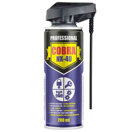 Змазка багатофункціональна Nowax NX-40 Multifunctional Lubricant Professional Cobra, 200мл Киев