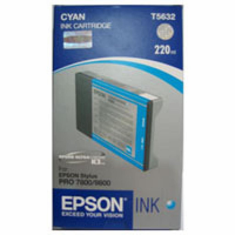 Картридж Epson St Pro 7800/7880/9800 cyan (C13T603200) Вінниця - фото 1