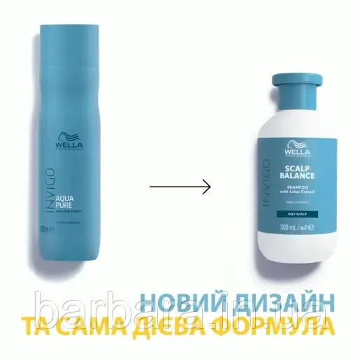 Шампунь для глибокого очищення волосся і шкіри голови Wella Professionals Invigo Balance Aqua Pure Purifying 300 Київ
