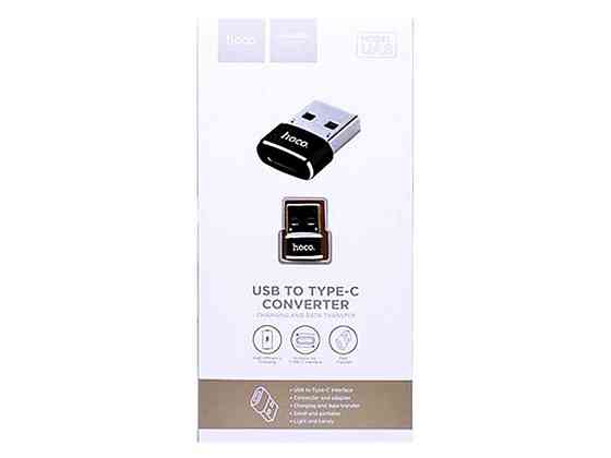 Перехідник Type-C (мама)-USB (папа) UA6 ТМ Hoco Київ