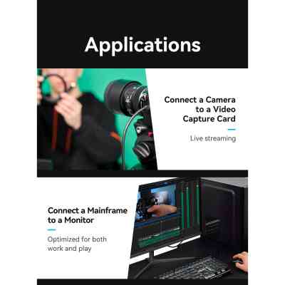 Кабель мультимедийный HDMI M to HDMI M 3.0m V2.0 4K 60Hz Vention (AGIBI) Винница