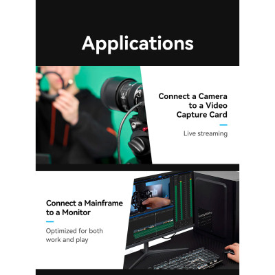 Кабель мультимедийный HDMI M to HDMI M 3.0m V2.0 4K 60Hz Vention (AGIBI) Винница - изображение 3