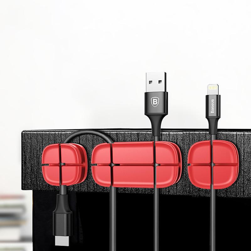 Тримач для проводів Baseus (Червоний) Николаев - изображение 10