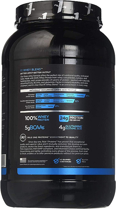 Протеїн Rule 1 R1 Whey Blend 905g (Mocha coffee) Луцьк - фото 2