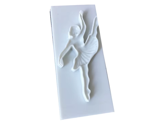 Молд из силикона Балерина 70 мм серый Киев