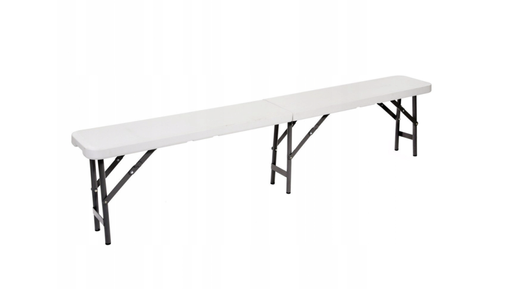 Лава, лавка розкладна садова туристична Польща 180см (біла) Київ - фото 4
