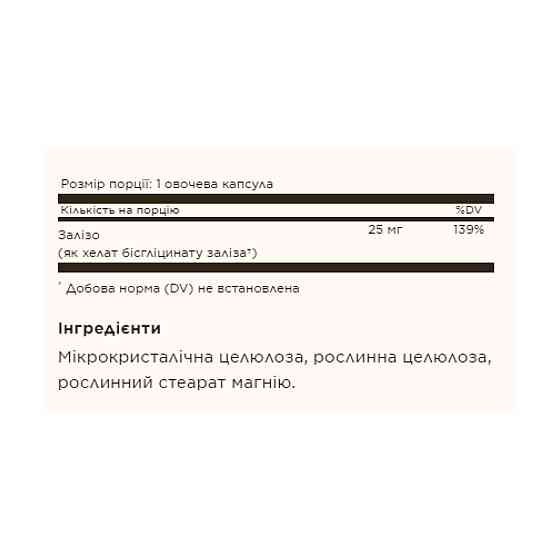 Железо Solgar Gentle Iron 180 капс Киев