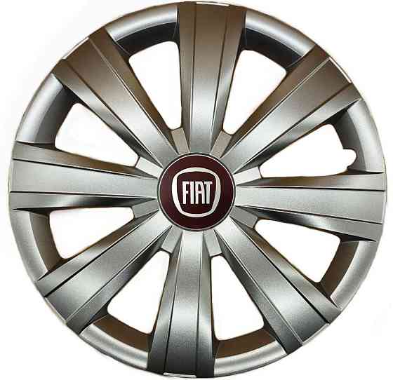 Автомобильные модельные колпаки R15 Fiat 328 4шт, SJS, серебряные Киев