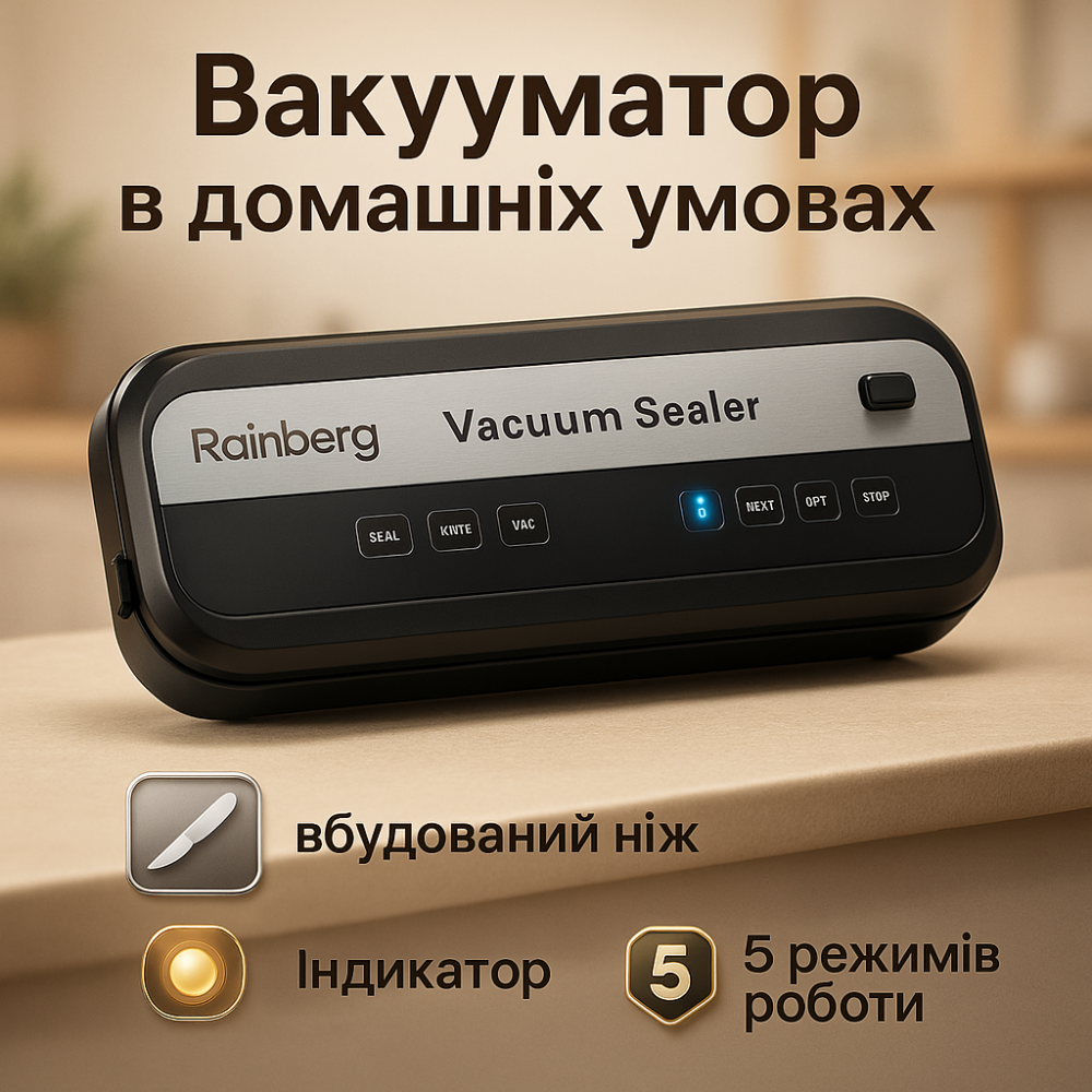 Вакууматор от сети, Аппарат для вакуумной упаковки овощей, Вакууматор для влажного вакуумирования RN-45 Львов - изображение 2