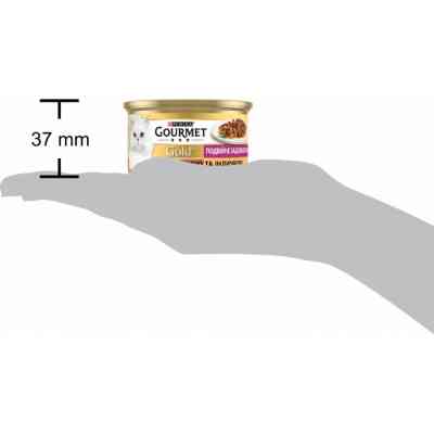 Влажный корм для кошек Purina Gourmet Gold. Двойное удовольствие с уткой и индейкой 85г (7613031381050) Винница