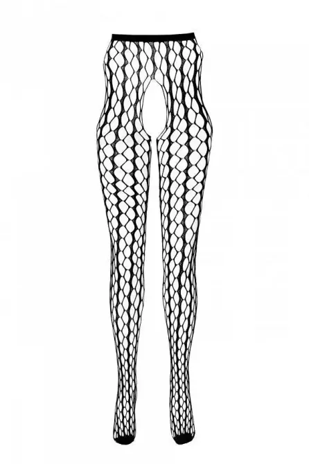 Еротичні колготки-бодістокінг Passion ECO S007 black Львів - фото 3