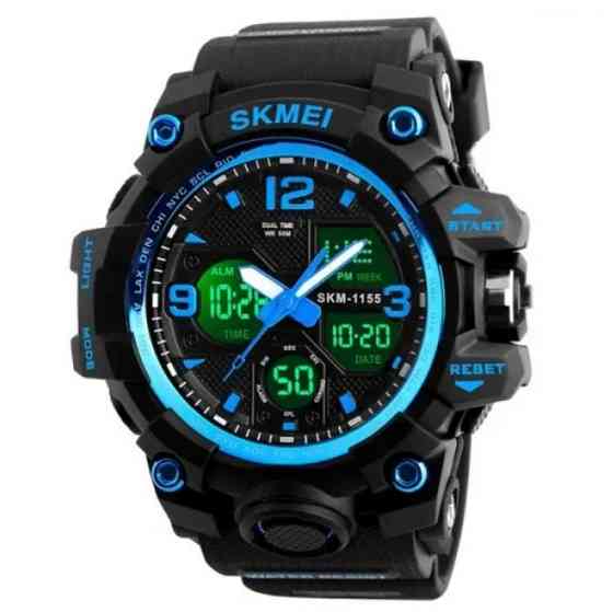 Мужские наручные часы Skmei Hamlet 1155 Синий Киев