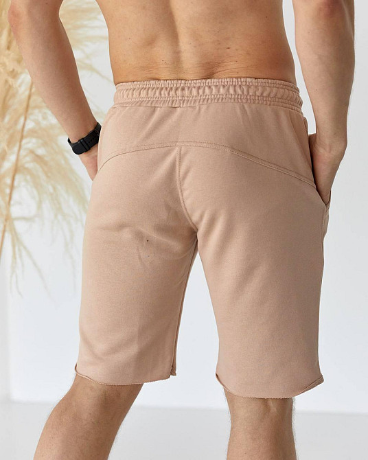 Шорти чоловічі трикотажні Бежевий XL Харків - фото 3