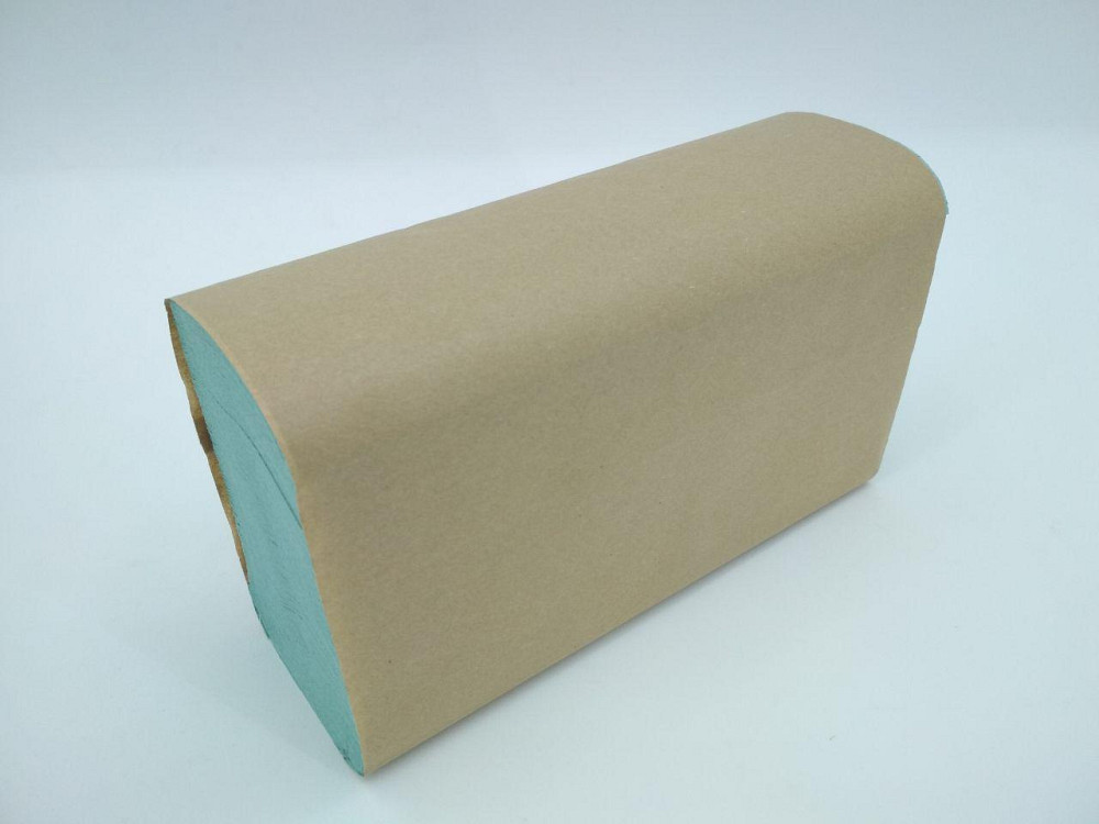 Бумажное полотенце ZZ  зеленое (220*230) Кохавинка (1 пачка) Харьков - изображение 3