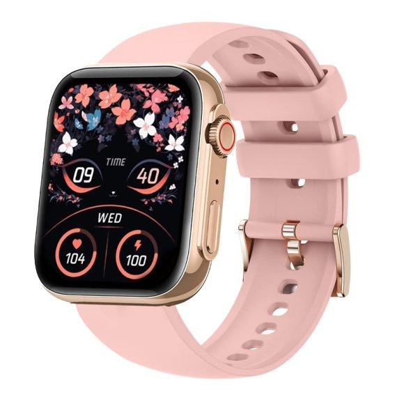 Женские умные смарт часы Smart Sensation + 2 ремешка (Pink) Винница - изображение 5