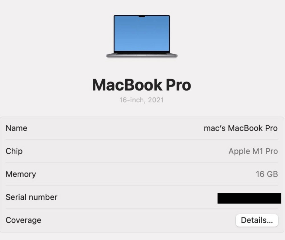 Ноутбук Apple MacBook Pro 16 2021 16-Core GPU M1 Pro 16Gb 512Gb Space Gray Київ - фото 4