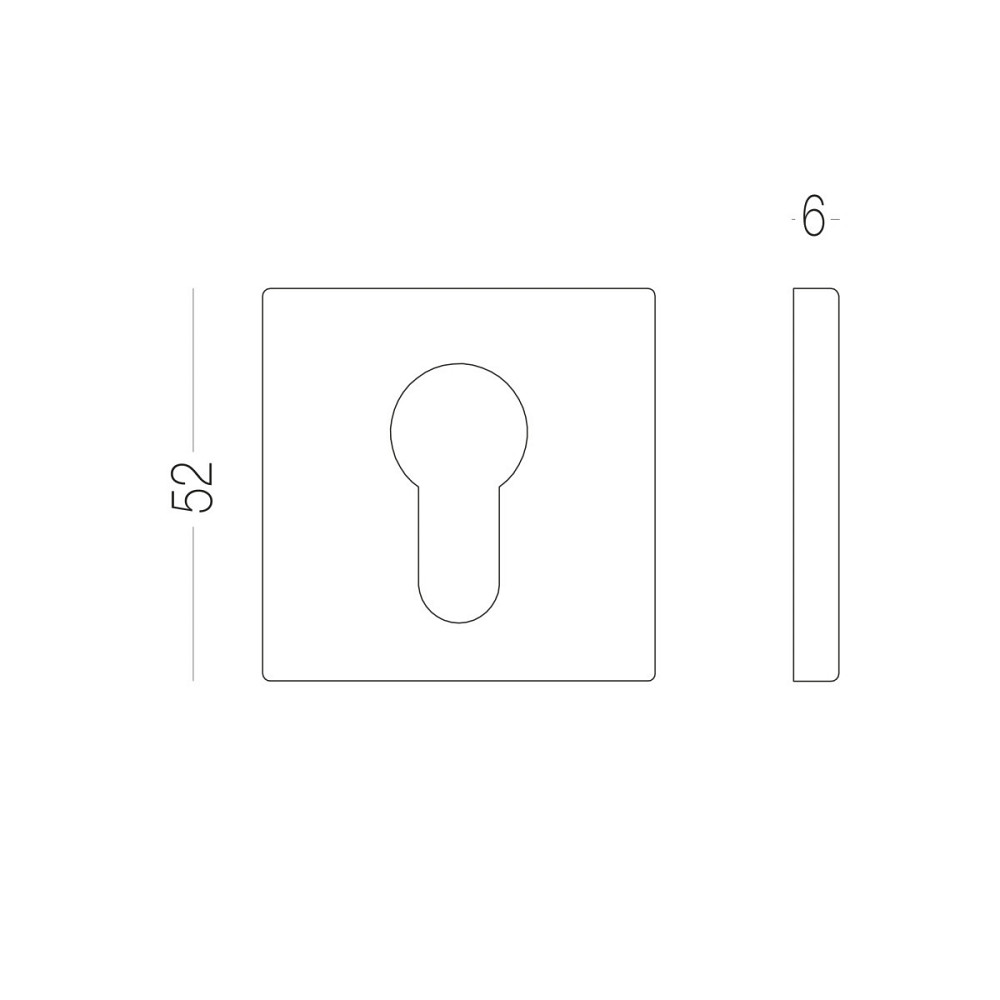 НАКЛАДКА ПІД ЦИЛІНДР E20 SC САТИН ХРОМ Київ - фото 2