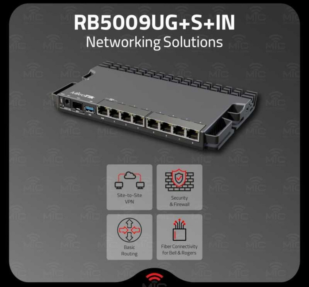 Мережеве обладнання MikroTik Router BOARD RB5009UG+ S +IN Нові! Київ - фото 4