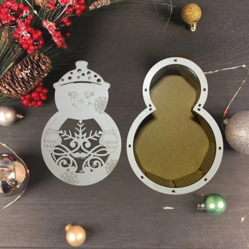 Подарочная коробка новогодняя 