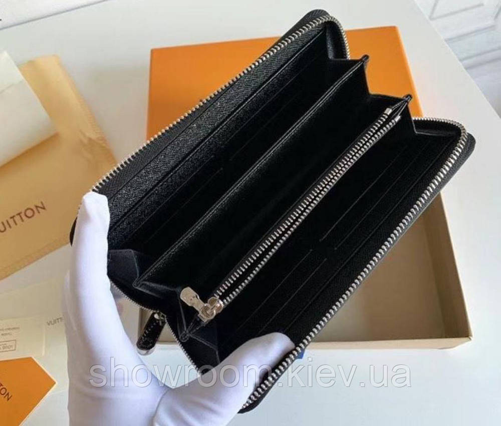 Чоловічий гаманець Louis Vuitton (60017-1) black Київ - фото 6