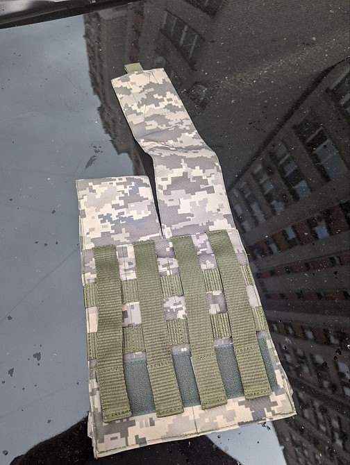 Підсумок підвійний на 4 магазини РПК, для РПС, кольору: Хижак, Олива, Піксель (виробник) "Kreminna" Дніпро - фото 6