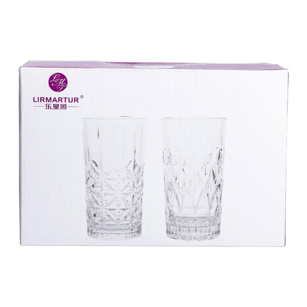 Набір скляних стаканів для коктейлів 6 шт 300 мл Київ - фото 2