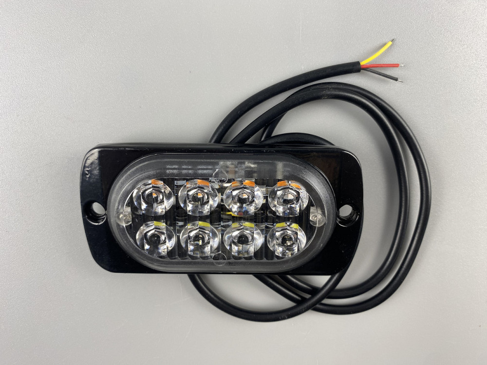 Стробоскоп автомобільний, Аварійні проблискові вогні універсальні LED 12В/24В (8 Led діодів) Мукачево - фото 9