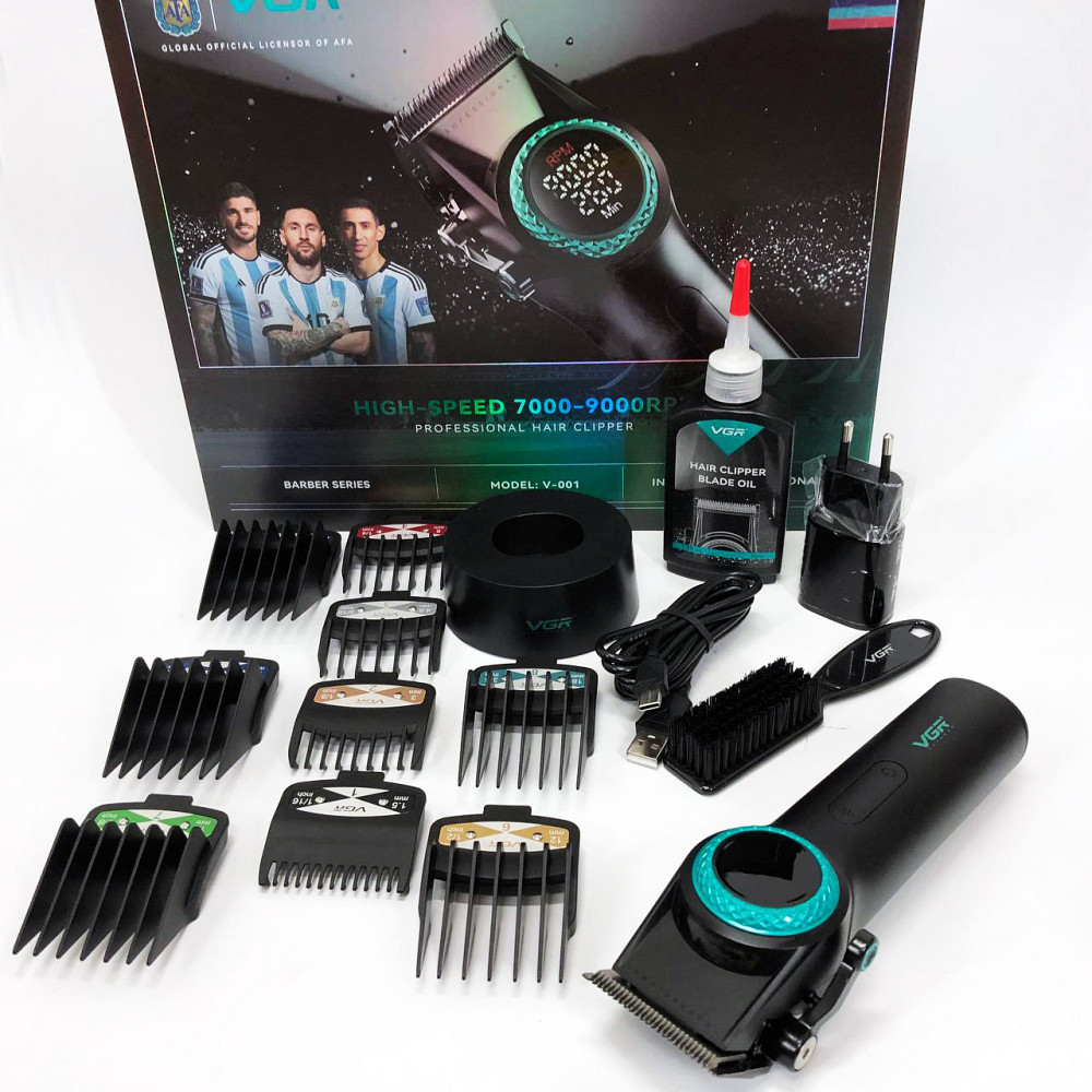 Електромашинка для стрижки, Перезаряджається набір для стрижки волосся, Хороший бездротовий тример EW-64 Київ - фото 13