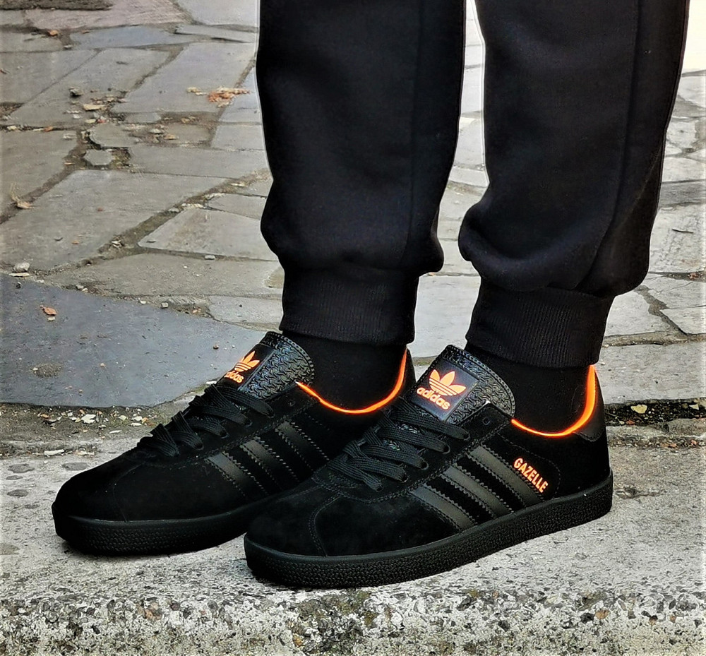Кроссовки Adidas Gazelle Черные Адидас Женские Газели (размеры: 36,37,38,39,40,41) Видео Обзор Днепр - изображение 3