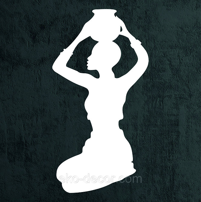 Декоративне настінне Панно «Дівчина з глечиком», Декор на стіну Київ - фото 7